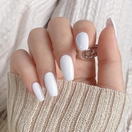 JODSONE 15ml Gel Nail Polish White Gel Nail Polish White Nail Polish Soak Off Led Gel Polish Nail Art Manicure Salon Diy Home For Girl