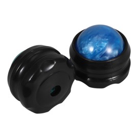 ORFOFE Full Body Massage Roller Balls 2pcs Soft Resin Massagers Neck Back Massager Manual Tool for Athletes Home