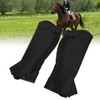 Super Fiber PU Leather Half Chap Horse Riding Body Protector