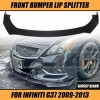 MQ Front Lip Splitter Chin Spoiler Black For Infiniti G37