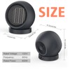 Coolfor Space Heater, PTC Ceramic Electric Desk Heater High Output