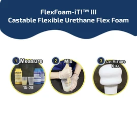 Smooth-On FlexFoam-iT!™ III Flexible Urethane Foam, Casting Foam for Props, Gaskets, & More - Pint Unit