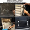 Lcojicep Hood Deck Vent Panel Covers Trim Moulding Compatible with