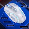 银雕 Wired Gaming Mouse, USB Wired Mouse with Colorful Light,