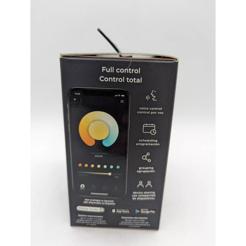 Globe Electric Wi-Fi Smart 10 Watt LED Multicolor Changing RGB/RVB