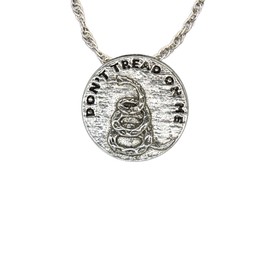 Antique Pewter Don’t Tread On Me Pendant A072PEN
