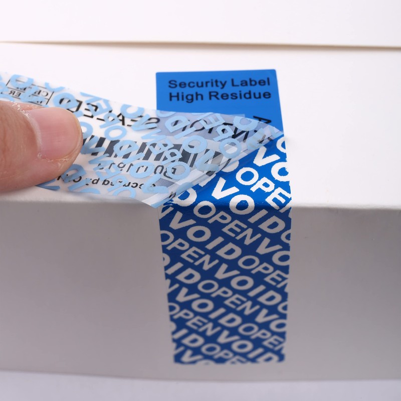 100PCS Tamper Evident Stickers, 100% High Residue Tamper,Evident Security Warranty