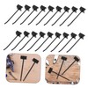 VILLFUL Pcs Slat Wall Hangers Retail Store Display Hooks Metal