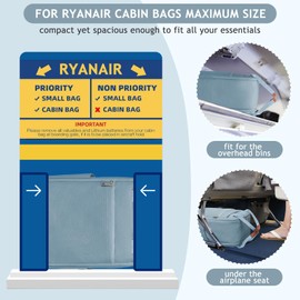 Hayayu Ryanair Hand Luggage 40 x 20 x 25 Backpack 40 x 20 x 25 Cabin Pockets Airplane Travel Backpack Underseat Hand Luggage Bag for Wizz 40 x 30 x 20 with Separate 14 Inch Computer Compartment for