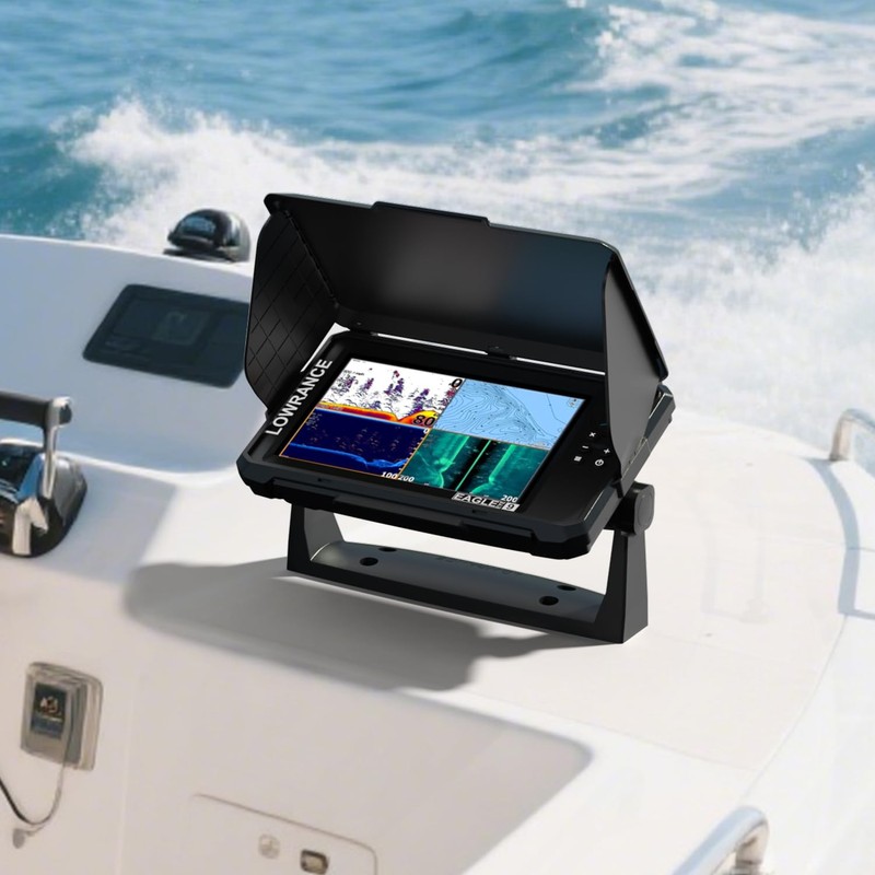 Holicfun Foldable Sun Visor for Lowrance Eagle Eye 9 &
