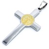 [シルバーワン] 聖ベネディクトゥスのメダイ クロス ペンダントトップ メンズ ma (charm)