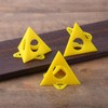 32Pcs Painting Pyramids Yellow Perforated Woodwork Paint Stands painters tripod