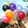 Metallised Red Balloons Pack of 50 Natural Latex Balloons with