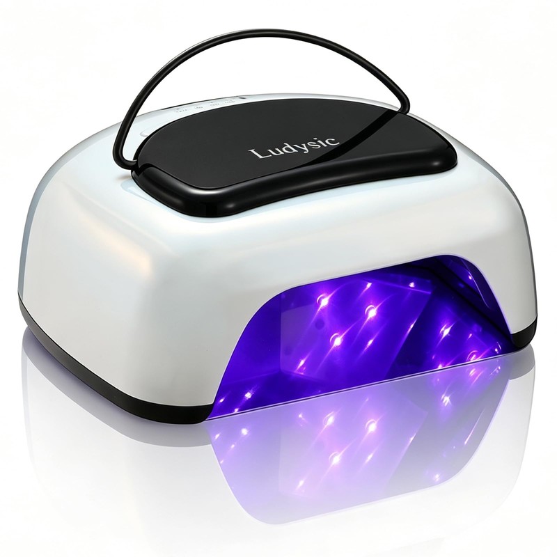 Professional Rechargeable 96W UV LED Nail Lamp, Cordless Nail Dryer
