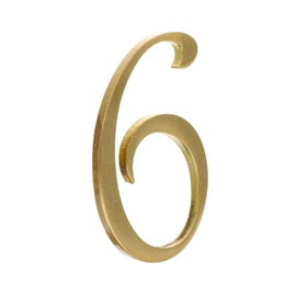 DOITOOL 1pc Number Plaque Elegant Decorative Address Number for Mailbox and Wall Easy to Install Corridor Identification Sign for Home Office