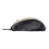 Buffalo BUFFALO Wired BlueLED Quiet 5 Button Mouse, Gold, BSMBU308GD