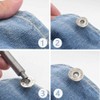 Trimming Shop Bronze 20 mm Metal Jeans Buttons Tack Connections