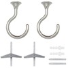 Evsteluo Large Swag Ceiling Hooks Heavy Duty Swag Hook with