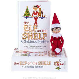 The Elf on the Shelf: A Christmas Tradition - Blue Eyed Girl Bundled with Claus Couture Soaring Snowflake Set