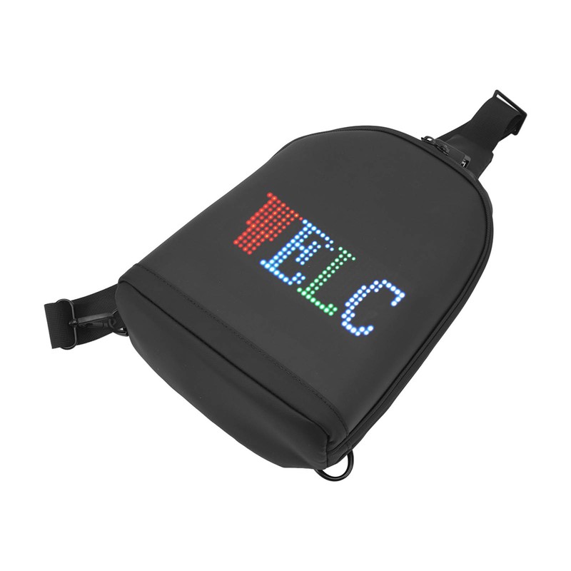 LED Display Fanny Pack Programmable Screen Anime Backpack Bluetooth USB