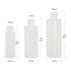 2Pcs 400ml Empty Clear Plastic Soft Tube Squeeze Bottle with