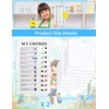 2 PCS Plastic Checklist Boards with 20Pcs Blank Cards, My