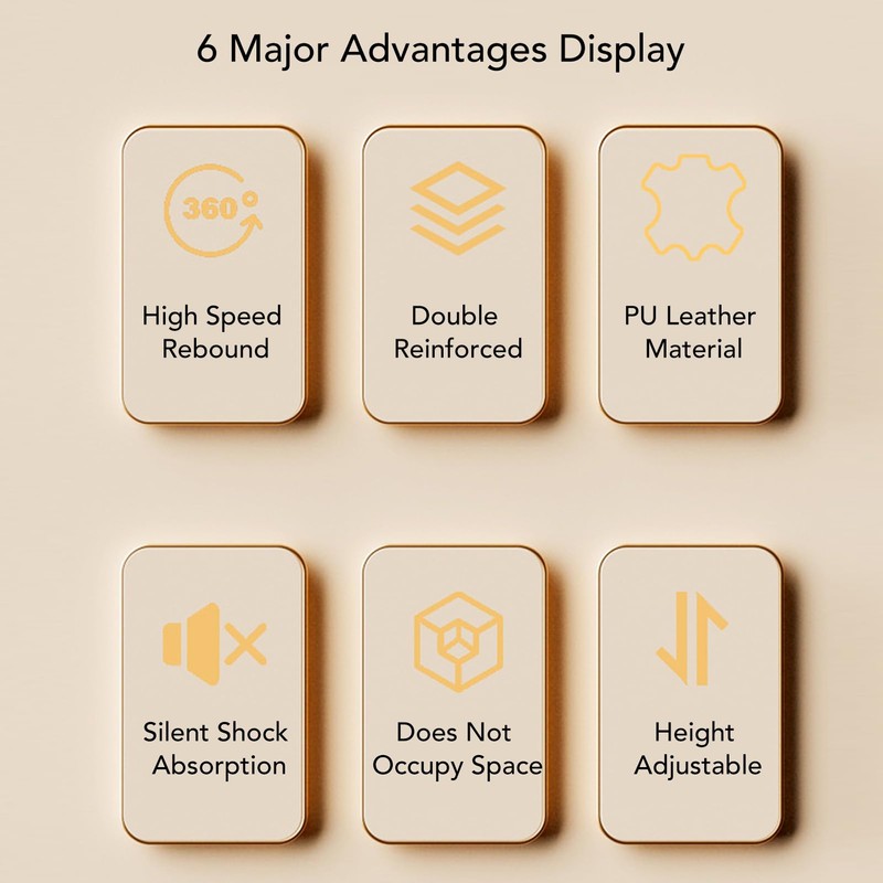 Double End Striking Punching Bag Kit, PU Leather Double End