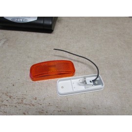 Optronics Glo Brite 118A/117R Replacement RV Trailer Truck Side Marker Light Amber  1 Wire