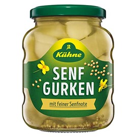 Kühne Mustard Cucumbers, 370 ml