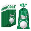 Jetec 100 Pcs Golf Party Candy Favor Bags Golf Cellophane