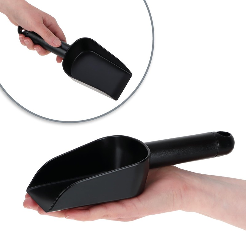 COM-FOUR® 2X Feed Scoop for portioning Animal Feed – Plastic