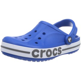 Crocs Zuecos Bayaband Unisex para Adultos, Cobalto Brillante/Gris Pizarra, 14 Women/12 Men