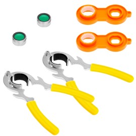 12Pcs Carbon Steel Faucet Aerator Removal Wrench Reduce Splash Faucet Removal Repair Spanner Tool Accurate Control for Bathroom (Mixed color,12 Piece Set)