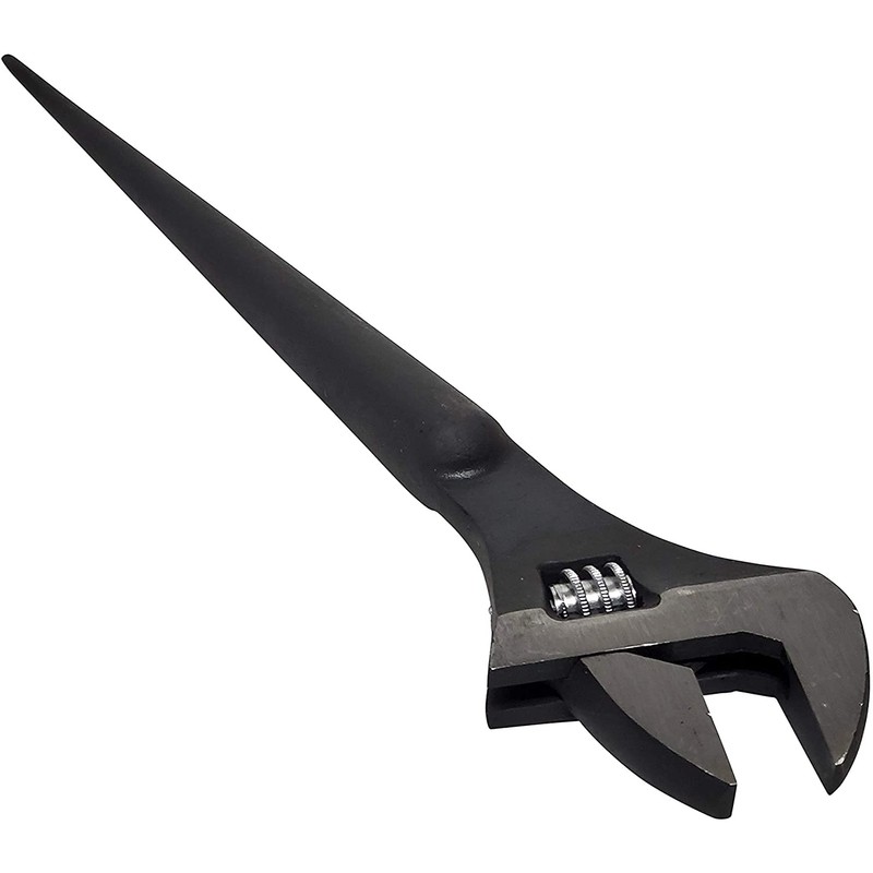 Professional EZ Travel Collection Adjustable Spud Wrench (Black Oxide) (12-INCH)