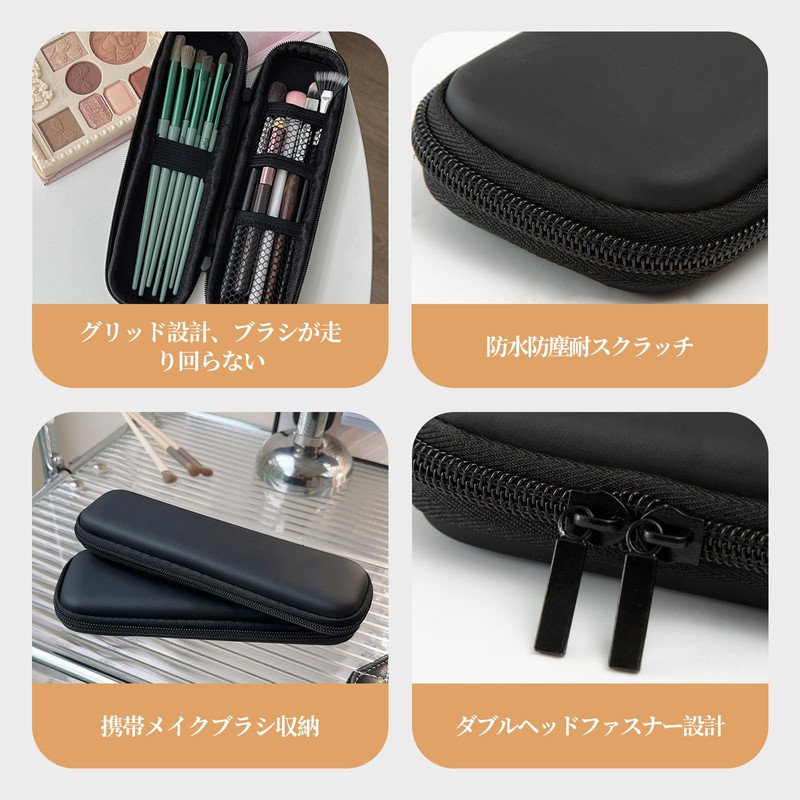 Liroyal Makeup Brush Pouch, Makeup Brush Case, Makeup Brush Storage