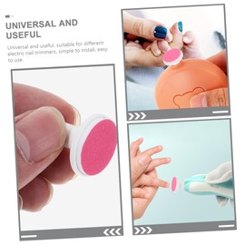 WOONEKY Safe Practical Electric Nail File Pads for Baby 24 Replacements for Nail Trimmer
