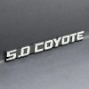 Emblem Badge 1PC 5.0 COYOTE Emblem White on Black –