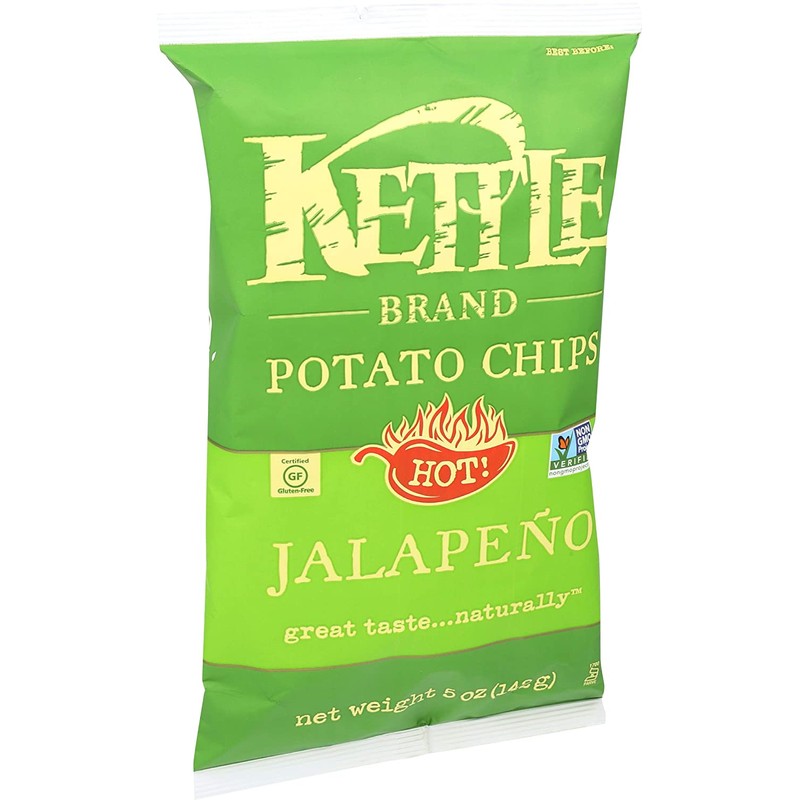 Kettle Foods Chip Potato Nat Jalapeno, 5 oz