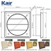 Kair Beige Gravity Grille 183mm External Dimension Ducting Air Vent