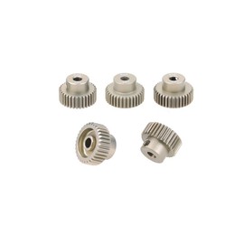 DollaTek 5PCS 64DP 31T 32T 33T 34T 35T Pinion Motor Gear Combo Set for 1/10 Rc Car Brushed Brushless Motor