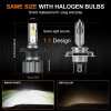 XWQHJW H4 LED Headlight Bulbs High Low Beam Super Bright