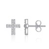 TALYKONG Small Cross Stud Earrings for Women & Men