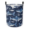 Laundry Basket Whale Shark Collapsible Laundry Hamper with Handles Clothes