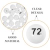 Didiseaon Bingo Balls Replacement 1-75: Numbers Game Raffle Balls Funny