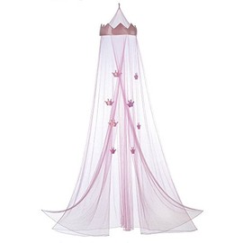 Accent Plus Mosquito, Children Mesh Netting, Pink Princess Bed Canopy