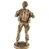 YTC Metal Tone Reporting Detail Fighting Soldier with Gun Statue
