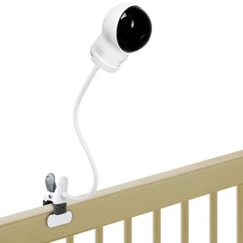 Baby Monitor Holder for eufy SpaceView/eufy Spaceview S/eufy Spaceview Pro Baby Monitor, Flexible Baby Monitor Stand Holder for Children's Room Baby Bed Borders