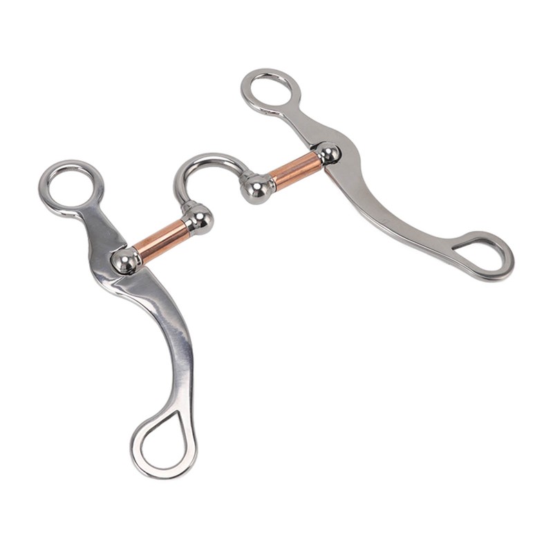 Horse Snaffle Bit Stainless Steel Rose Gold Plated Horse Gag