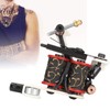 Coil Tattoo Machine Professional Iron Frame 10 Wraps Coil Liner