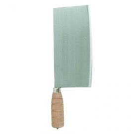 TrueCraftware- 8-1/2" Cast Iron Bone Knife/Cleaver with Wooden Handle- Meat Bone Chopper for Butcher Slicing Vegetables Butcher Chopper Kitchen Knife for Home Kitchen and Restaurant